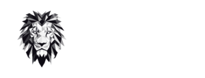 LIONYX LOGO Landscape white text - No background